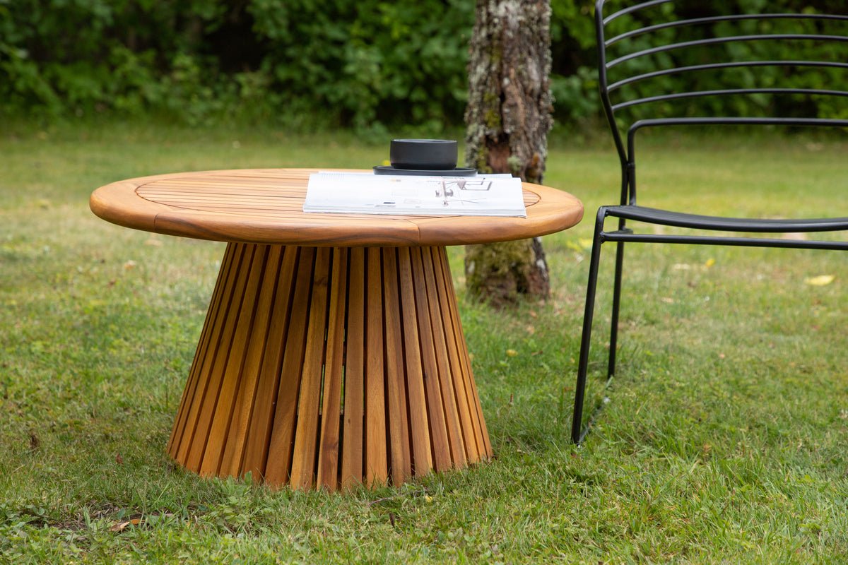 Garden Table Hewa - Round Side Table Made of Acacia Wood