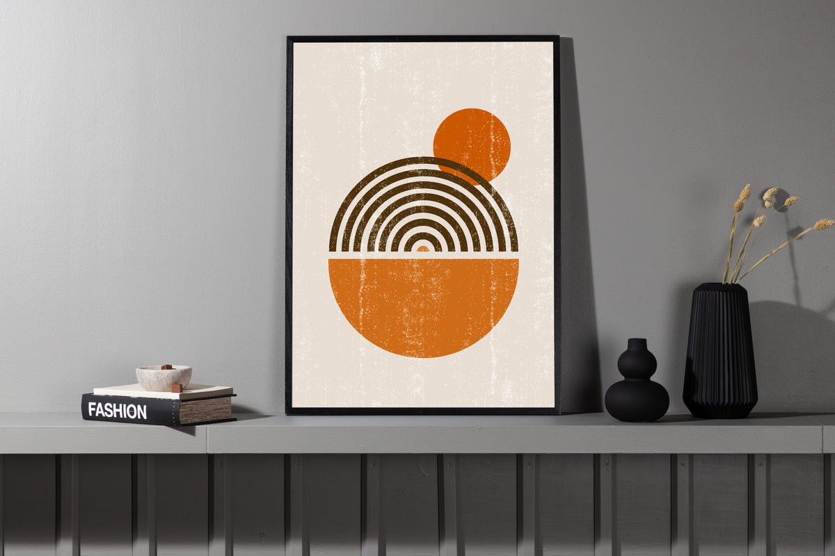 Poster Orange Ball made of high-quality paper