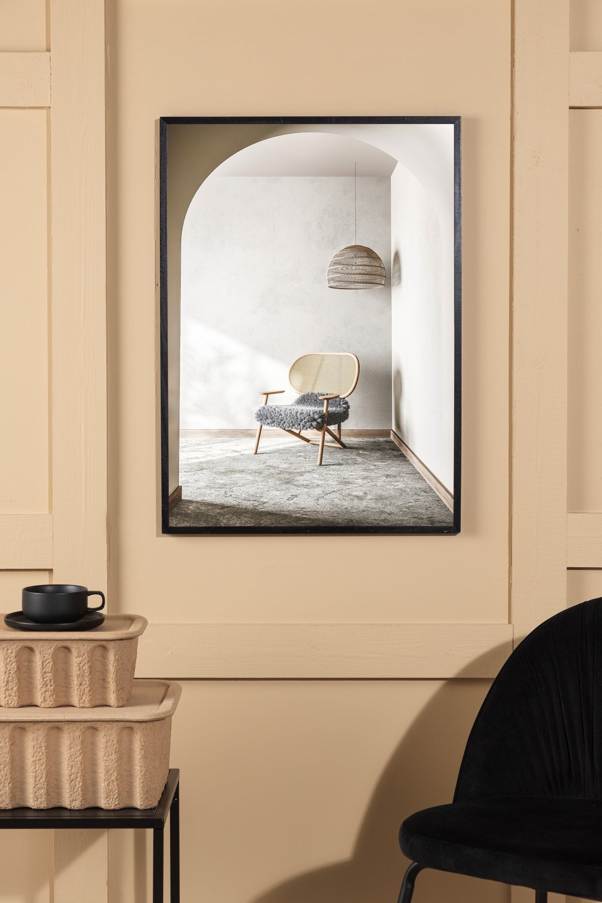 Poster Fluffy Chair made of high-quality paper