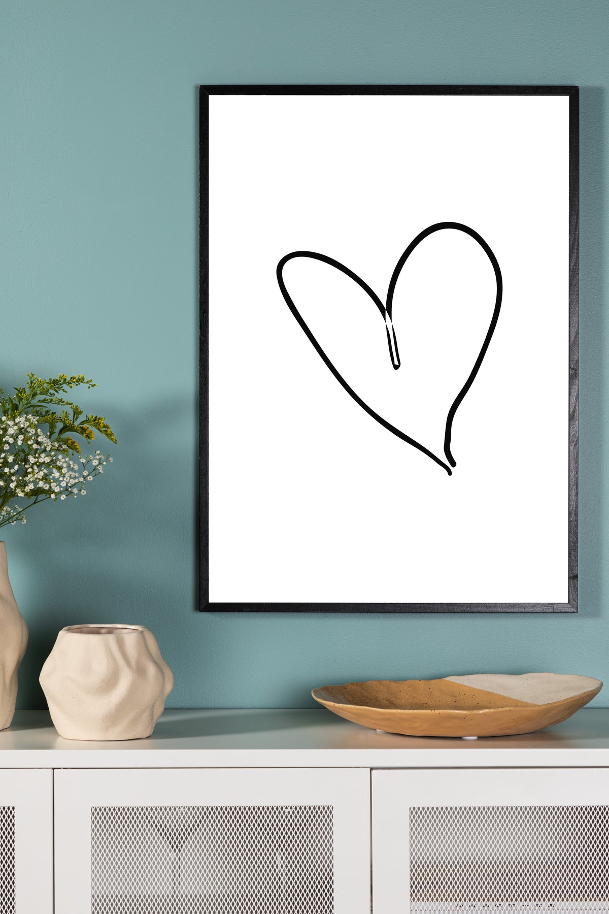 Poster Einfach Liebe aus hochwertigem Papier
