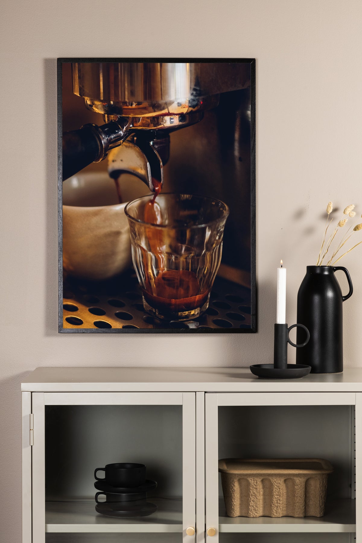 Poster Coffee Art made of high-quality Paper