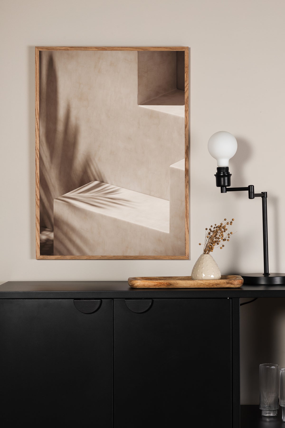 Poster summery made of high-quality paper