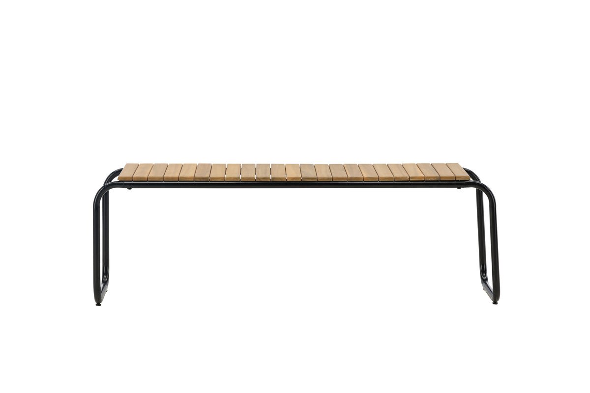 Garden bench Benko - with ribbed seating surface made of acacia wood