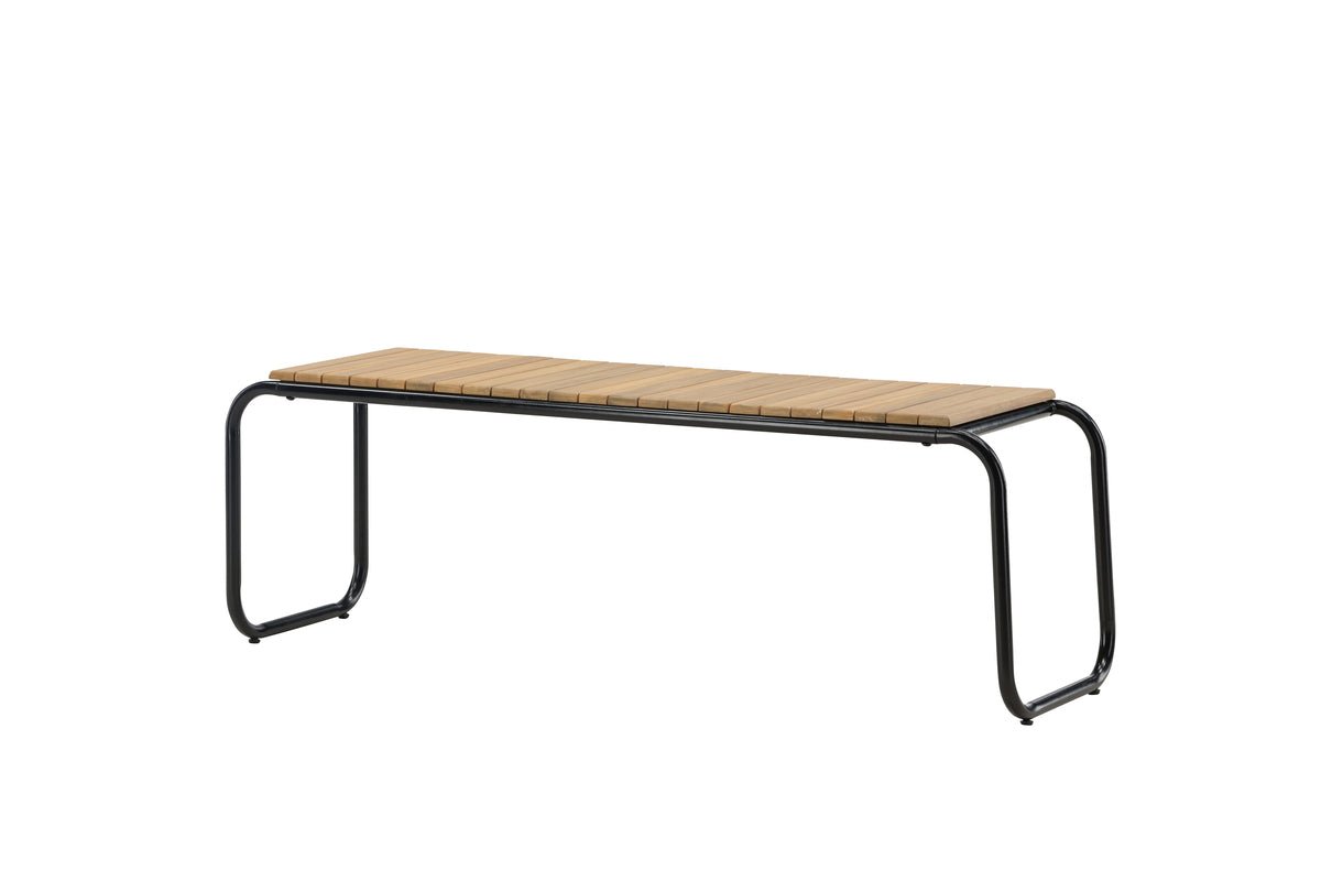 Garden bench Benko - with ribbed seating surface made of acacia wood