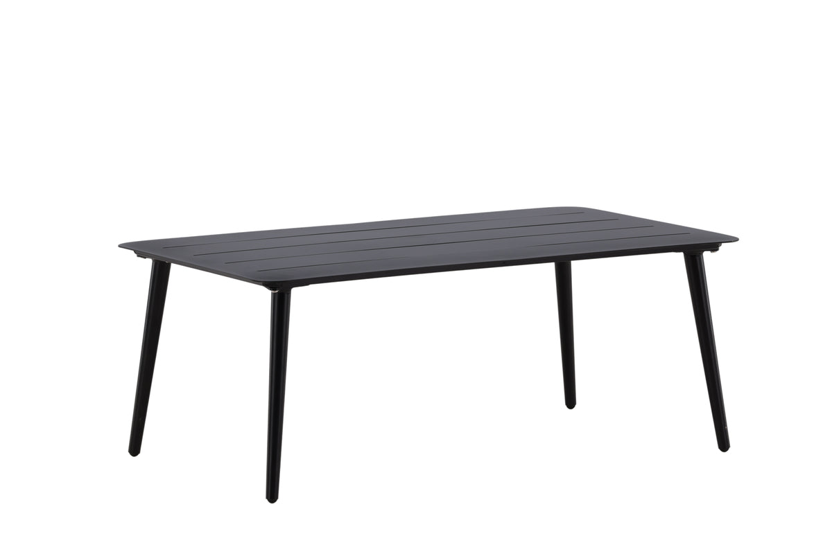 Garden Coffee Table Rhodos - Made of Black Aluminum