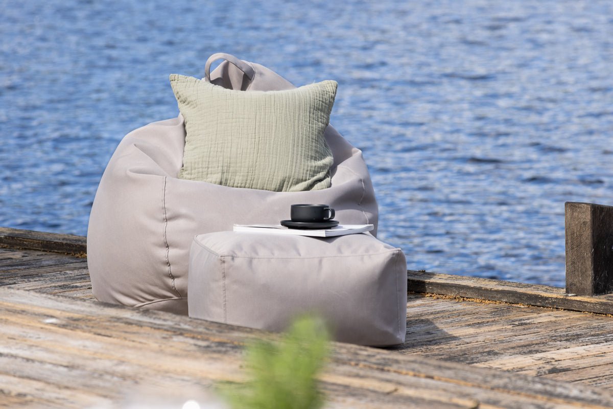 Garden Bean Bag Lago - made of Polyester in Beige