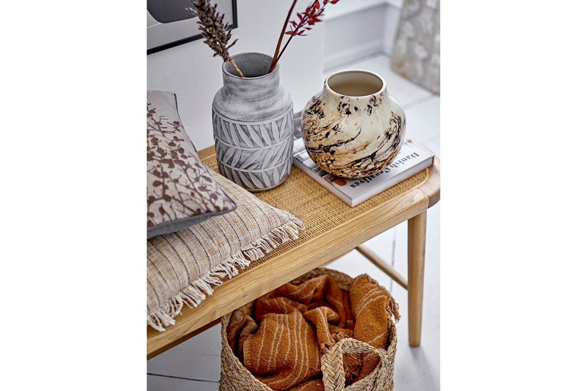 Überwurfdecke  Koa – Braun, aus recycelter Baumwolle