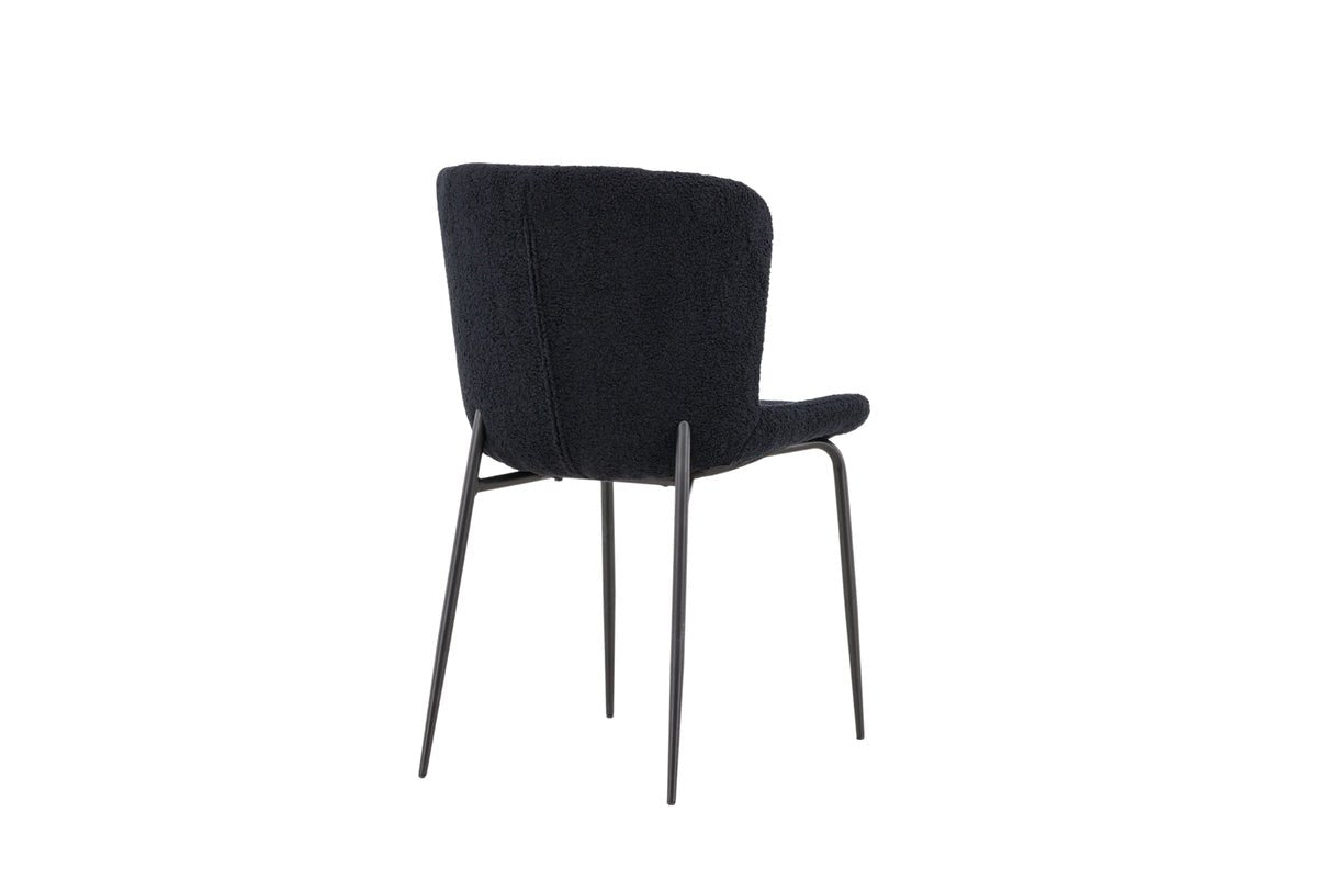 2-piece set - Parisienne chair with soft bouclé