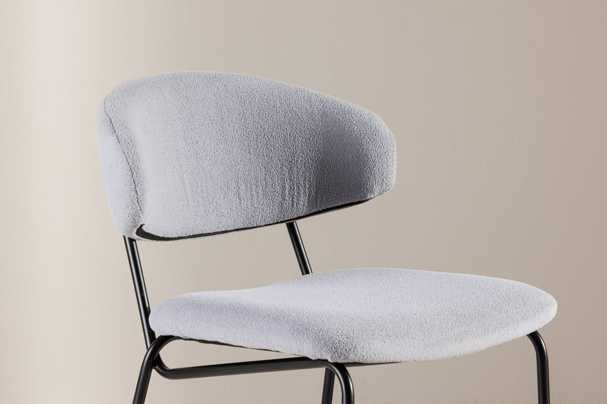 2-piece set - Antarctica chair with soft bouclé - fabric