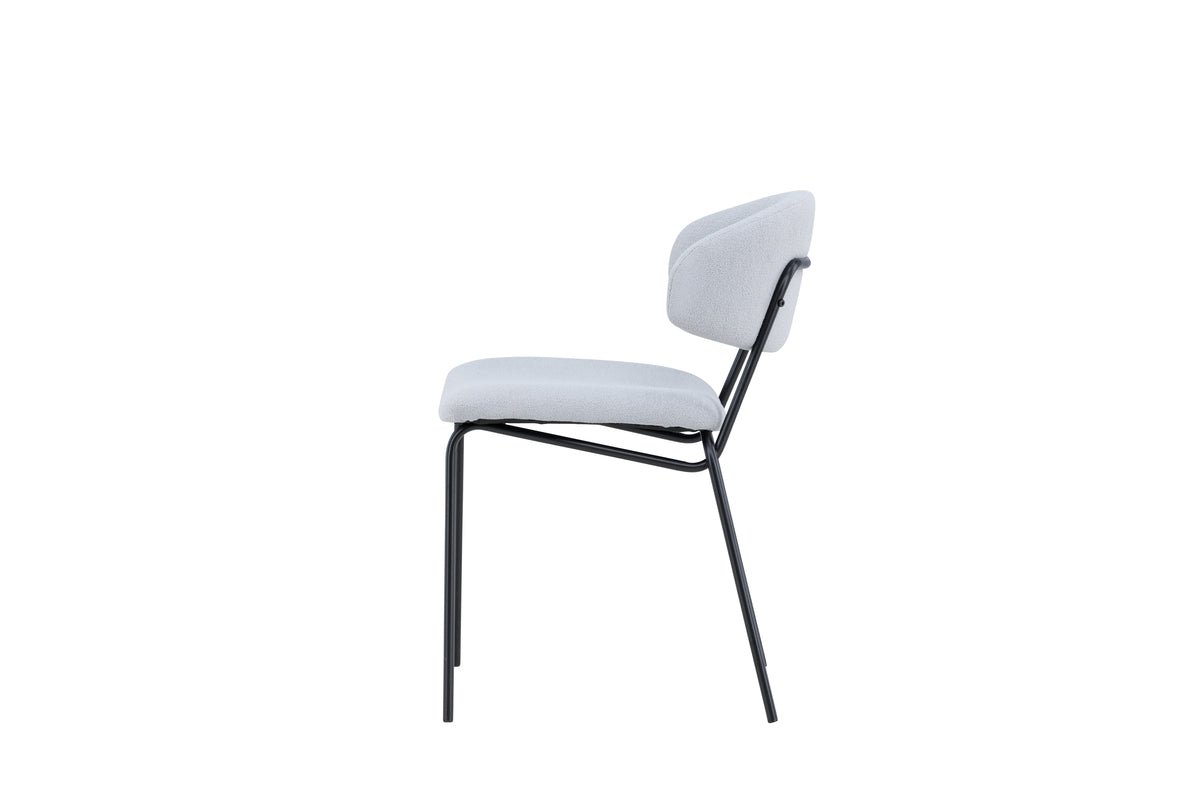 2-piece set - Antarctica chair with soft bouclé - fabric