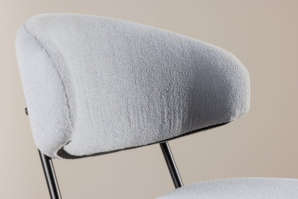 2-piece set - Antarctica chair with soft bouclé - fabric