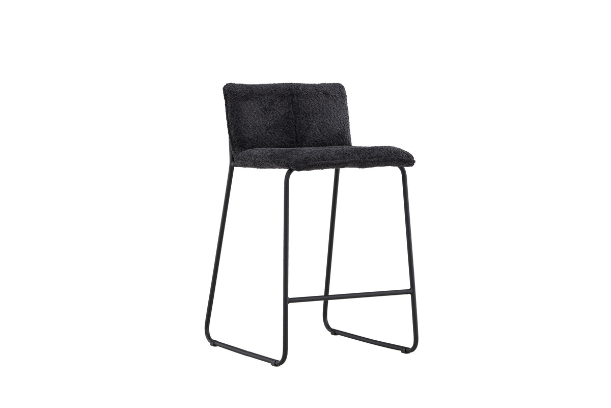 2-piece set - Bombay bar stool with bouclé seat