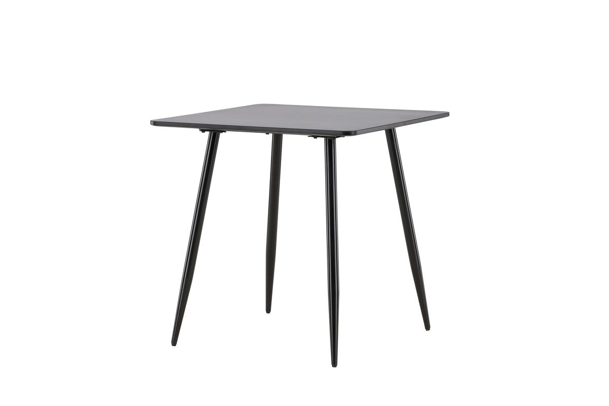 Dining table Narma - a black table with a square tabletop