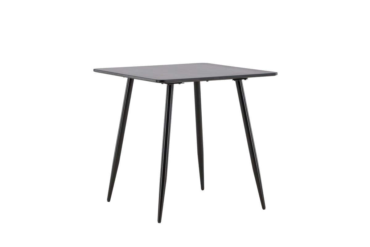 Dining table Narma - a black table with a square tabletop