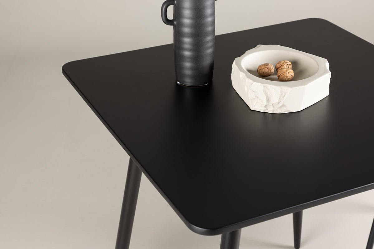 Dining table Narma - a black table with a square tabletop
