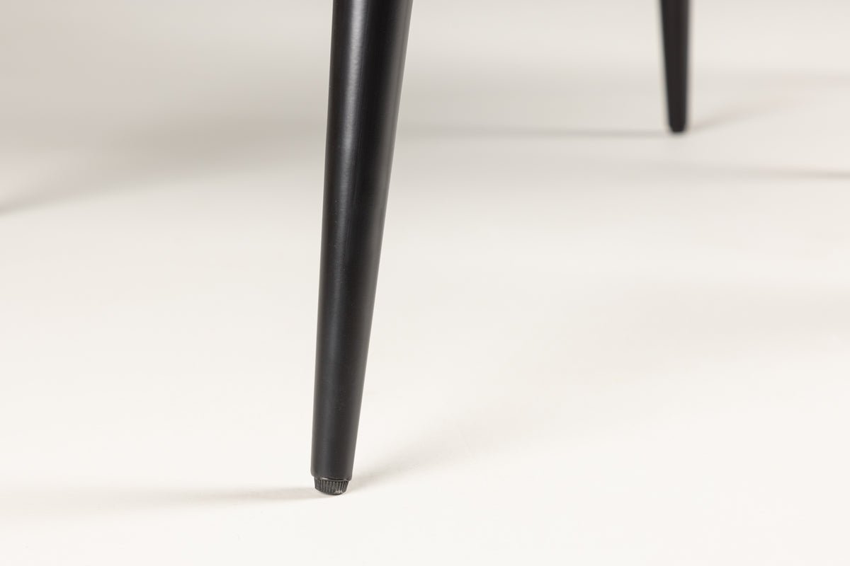 Dining table Narma - a black table with a square tabletop