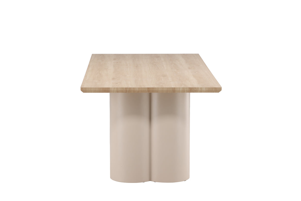 Dining table Belluno – Rectangular table 210 × 100 cm in Whitewash