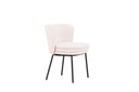 2-piece set - Chair Antonia with soft bouclé seat surface