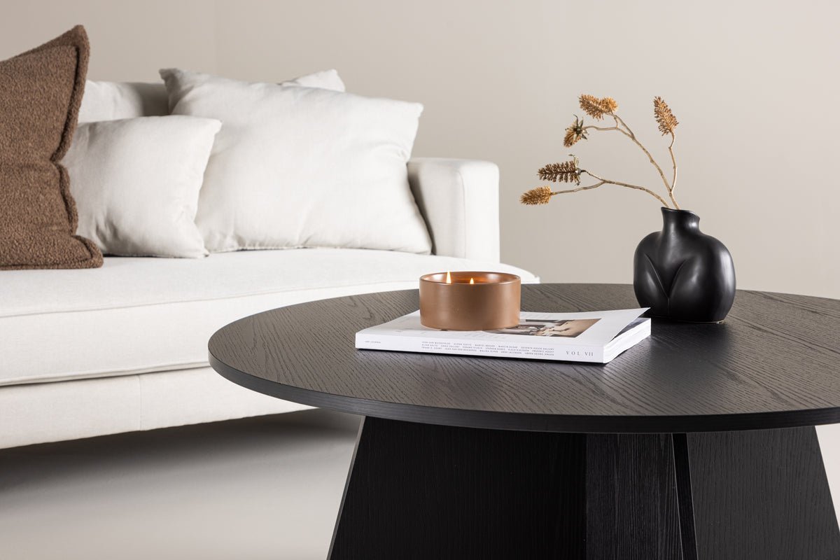 Coffee Table Navaro Big - Round Table in Wood Look