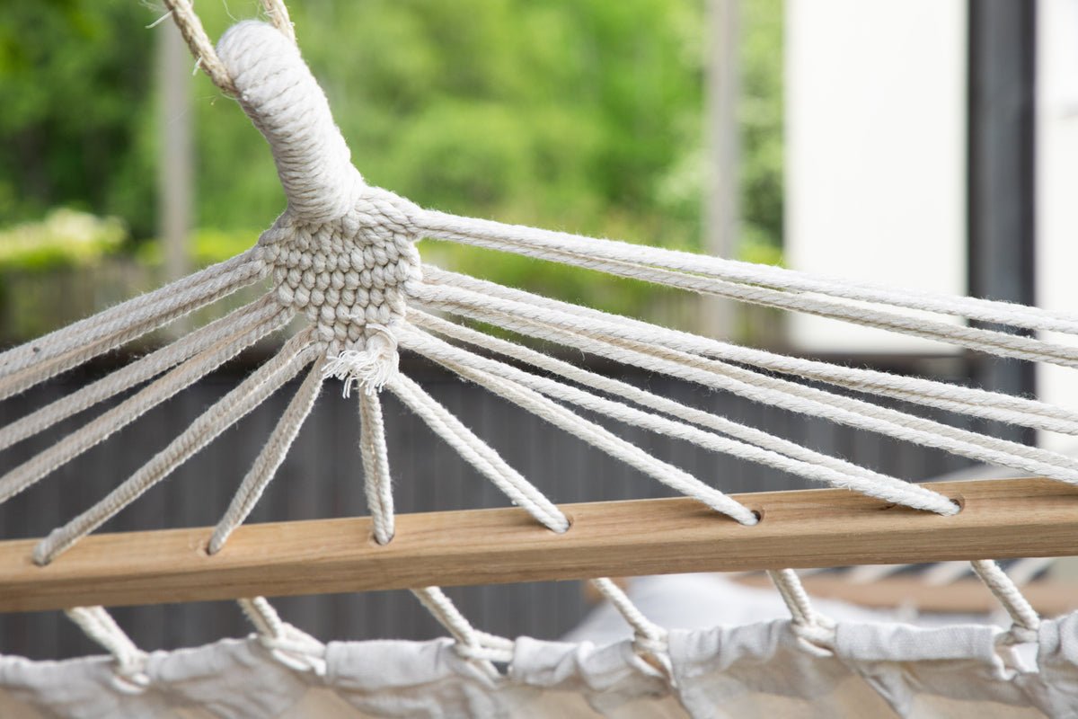 Garden Hammock Carima - made of Cotton in White