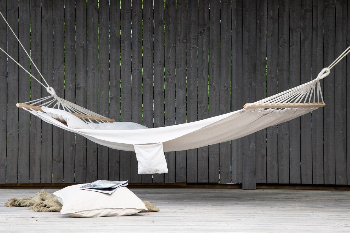 Garden Hammock Carima - made of Cotton in White