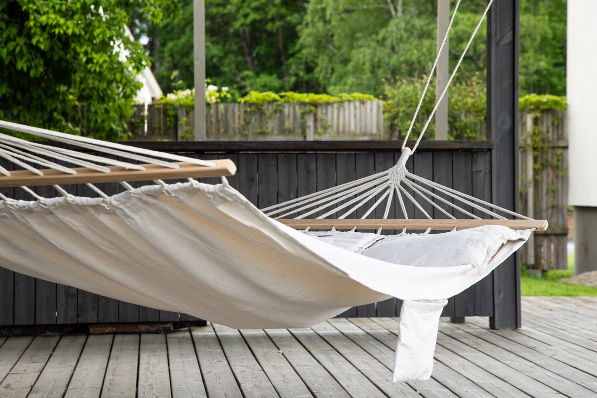 Garden Hammock Carima - made of Cotton in White