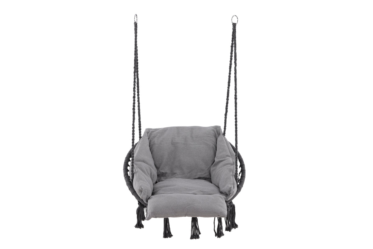 Garden Hanging Chair Vera - made of Polyester in White or Gray