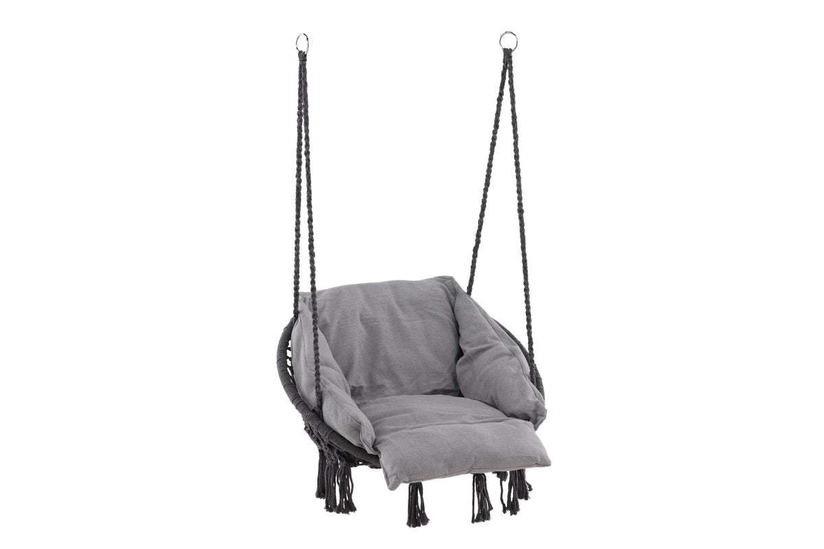 Garden Hanging Chair Vera - made of Polyester in White or Gray