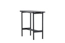 Side table Velo – with steel frame in Black