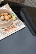 Garten Bartisch Bärbel - Hochtisch aus Rattan mit Glasplatte