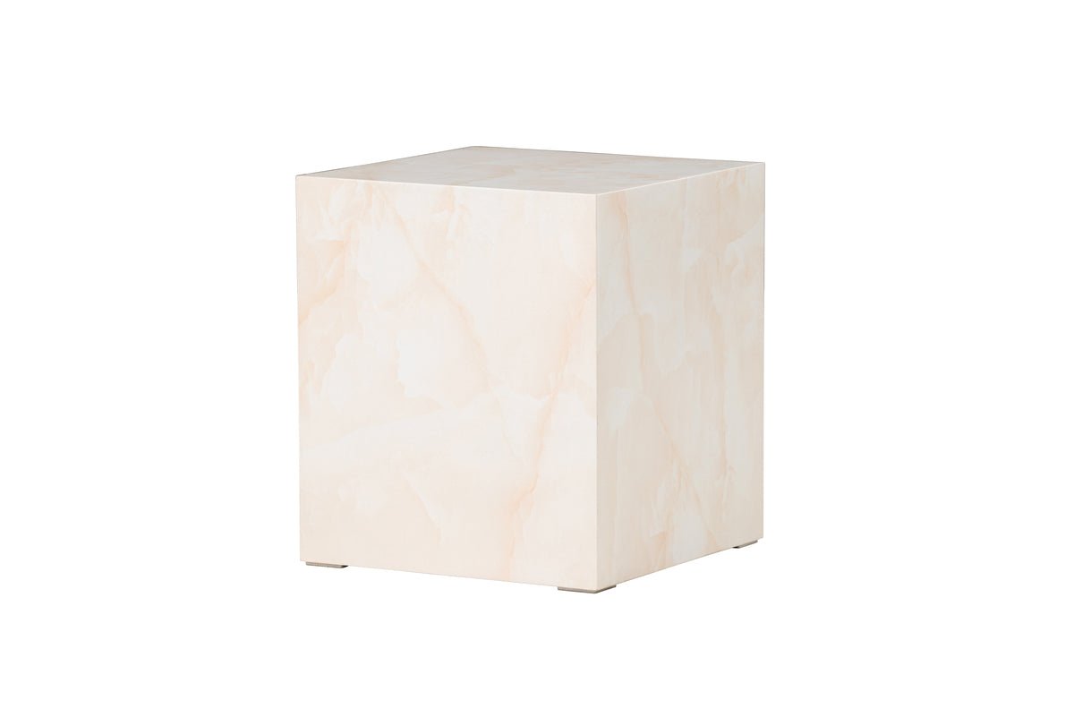 Coffee table/side table Nivara – cube with extraordinary appearance