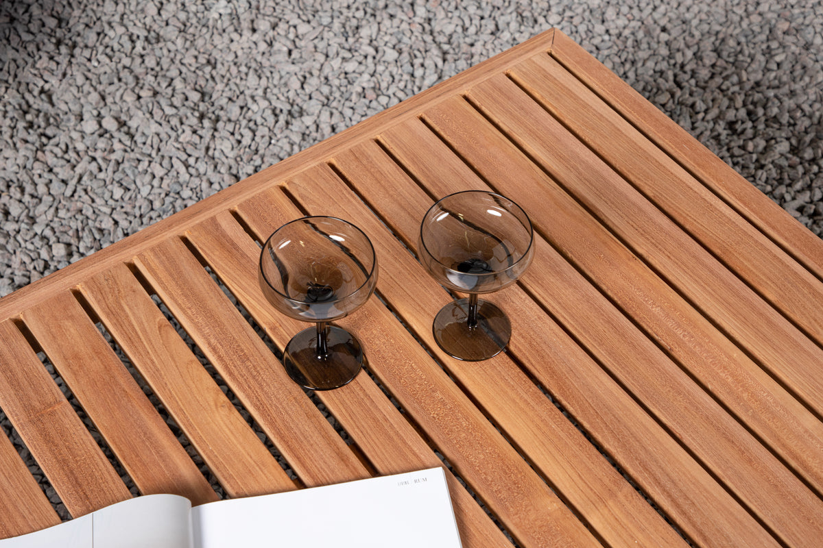 Garden Coffee Table Albania - Made of Teak Wood in Natural Look