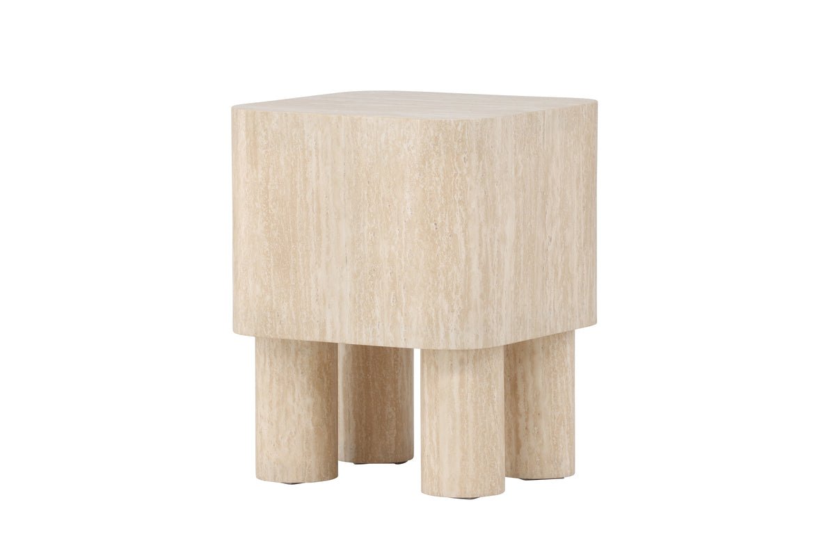 Side table Alira – in soft Beige