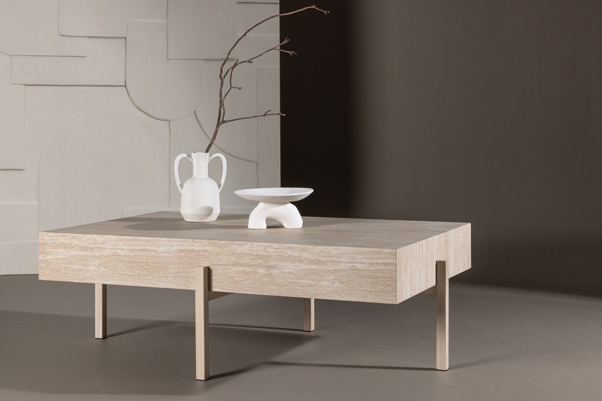 Couchtisch Wadera - mit versetzten Beinen