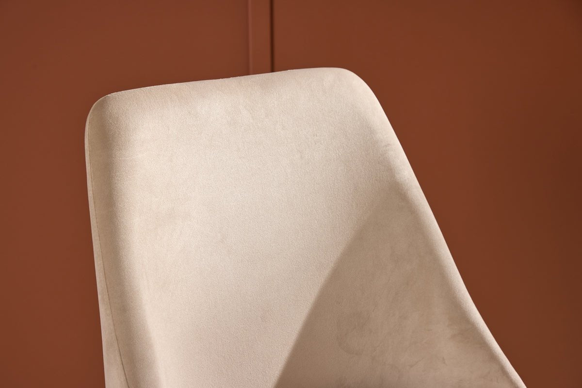 2-piece set - Chair Liora made of soft polyester velvet