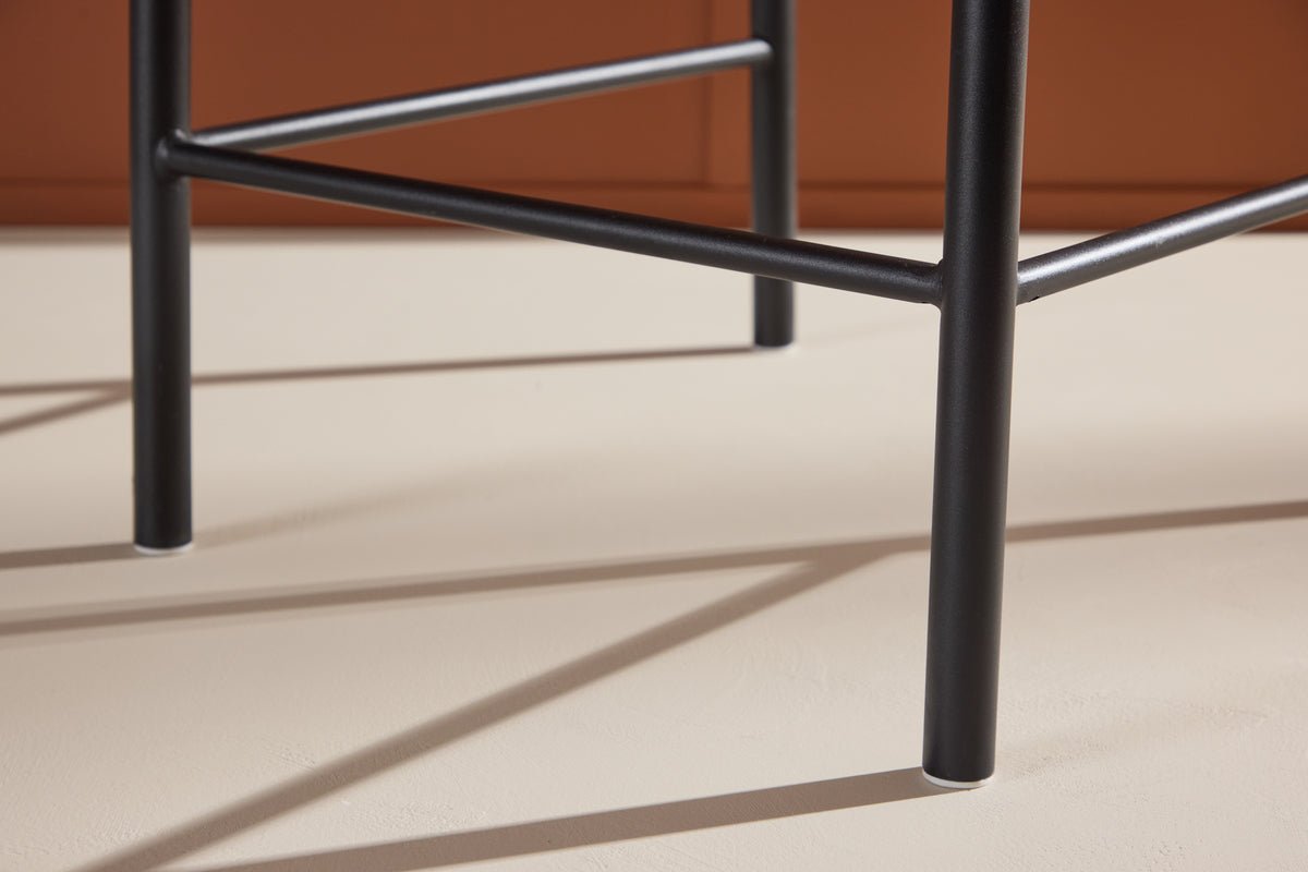 Bar stool Savannah - with a seat made of natural rope weave