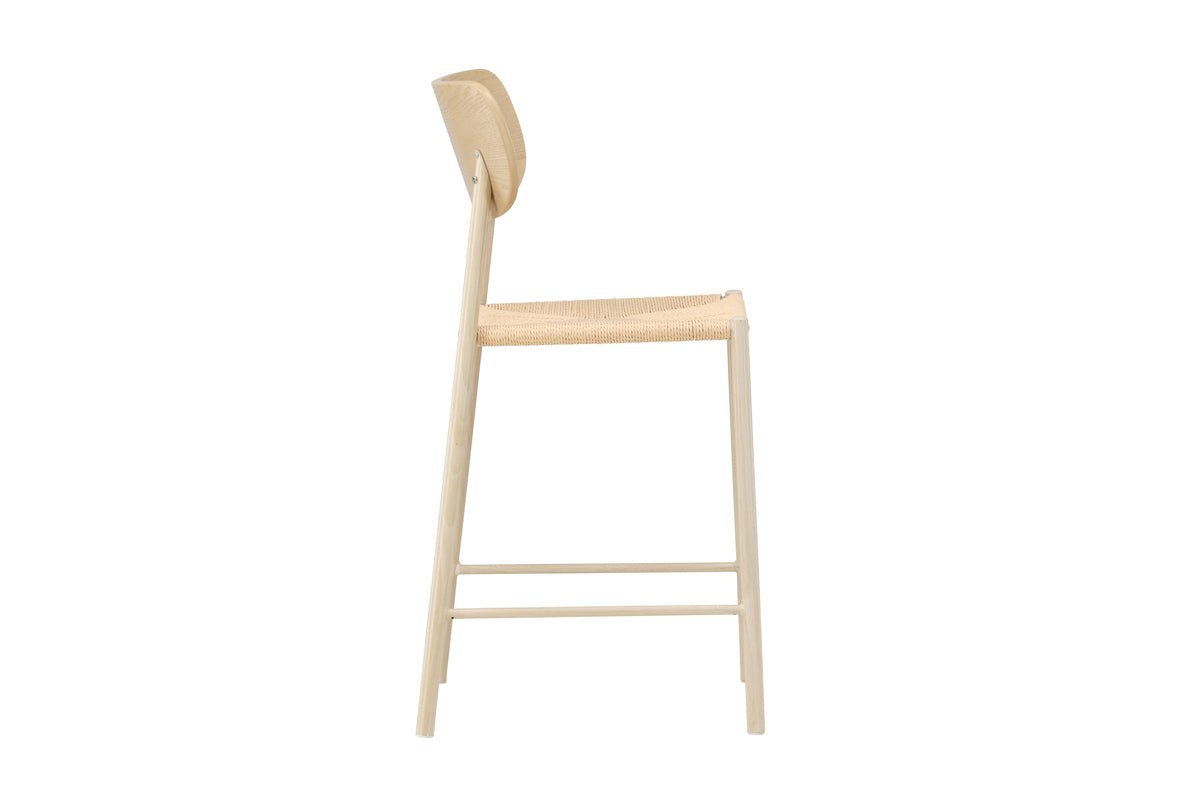 Bar stool Savannah - with a seat made of natural rope weave