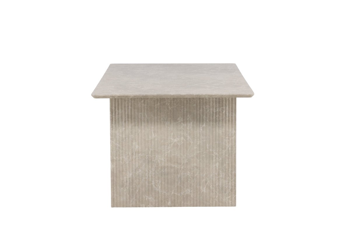 Dining table Takahe - in beige marble look