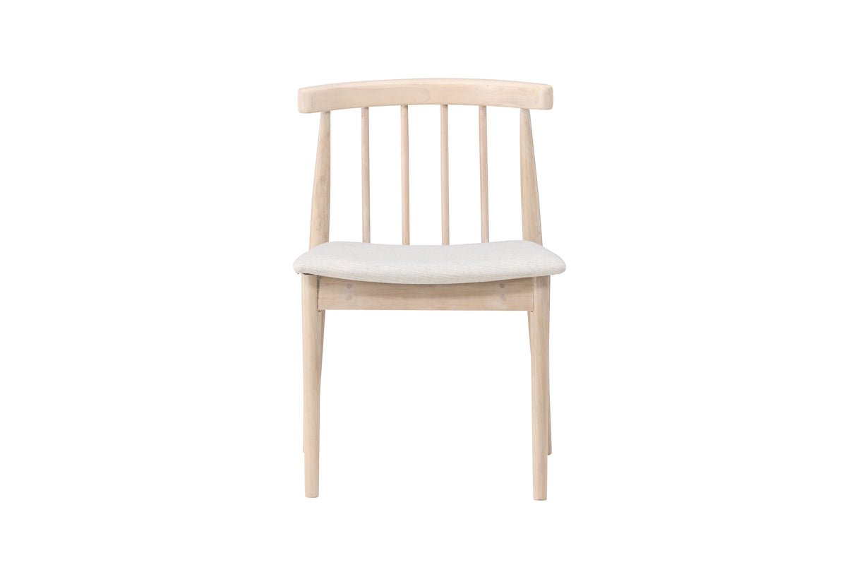 2-piece set - Chair Ländle in whitewashed Scandinavian design