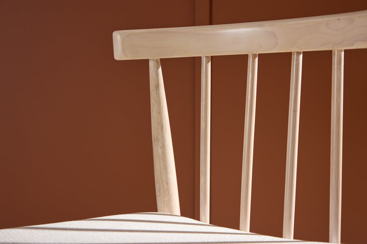 2-piece set - Chair Ländle in whitewashed Scandinavian design