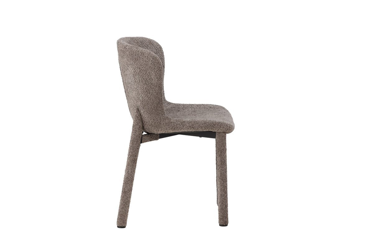 2-piece set - Chair Marie with bouclé upholstery