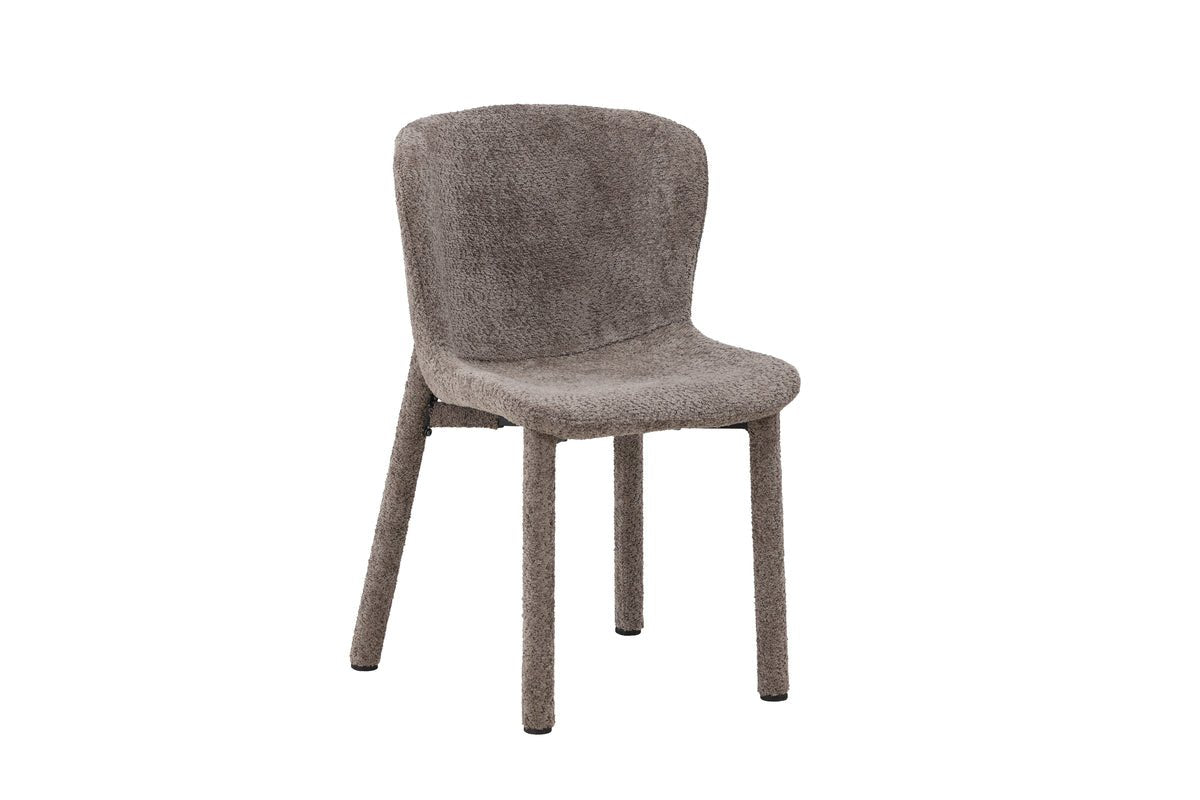 2-piece set - Chair Marie with bouclé upholstery