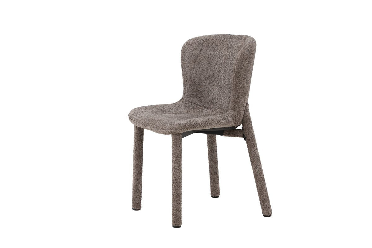 2-piece set - Chair Marie with bouclé upholstery