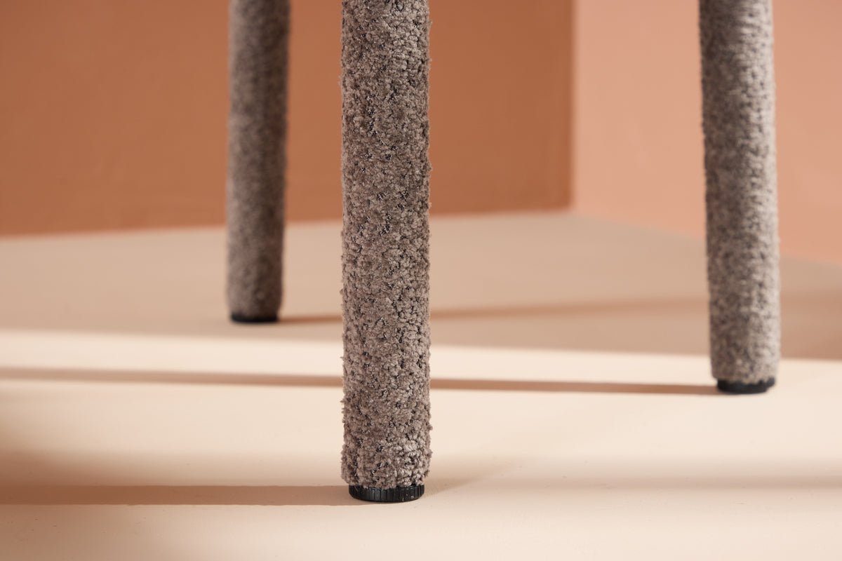 2-piece set - Chair Marie with bouclé upholstery