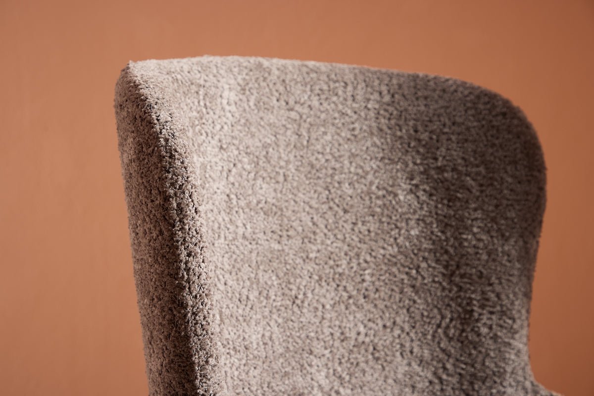 2-piece set - Chair Marie with bouclé upholstery