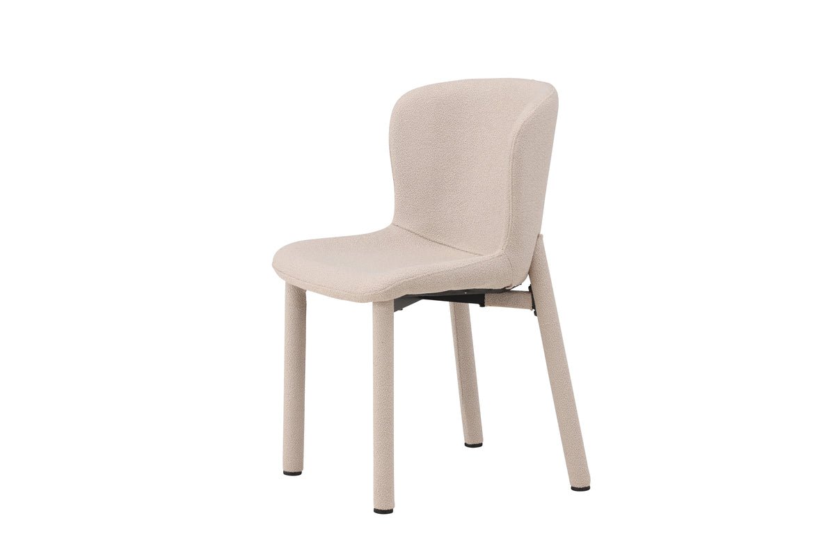 2-piece set - Chair Marie with bouclé upholstery