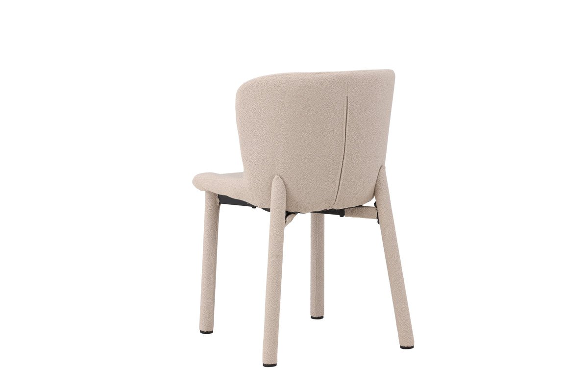 2-piece set - Chair Marie with bouclé upholstery