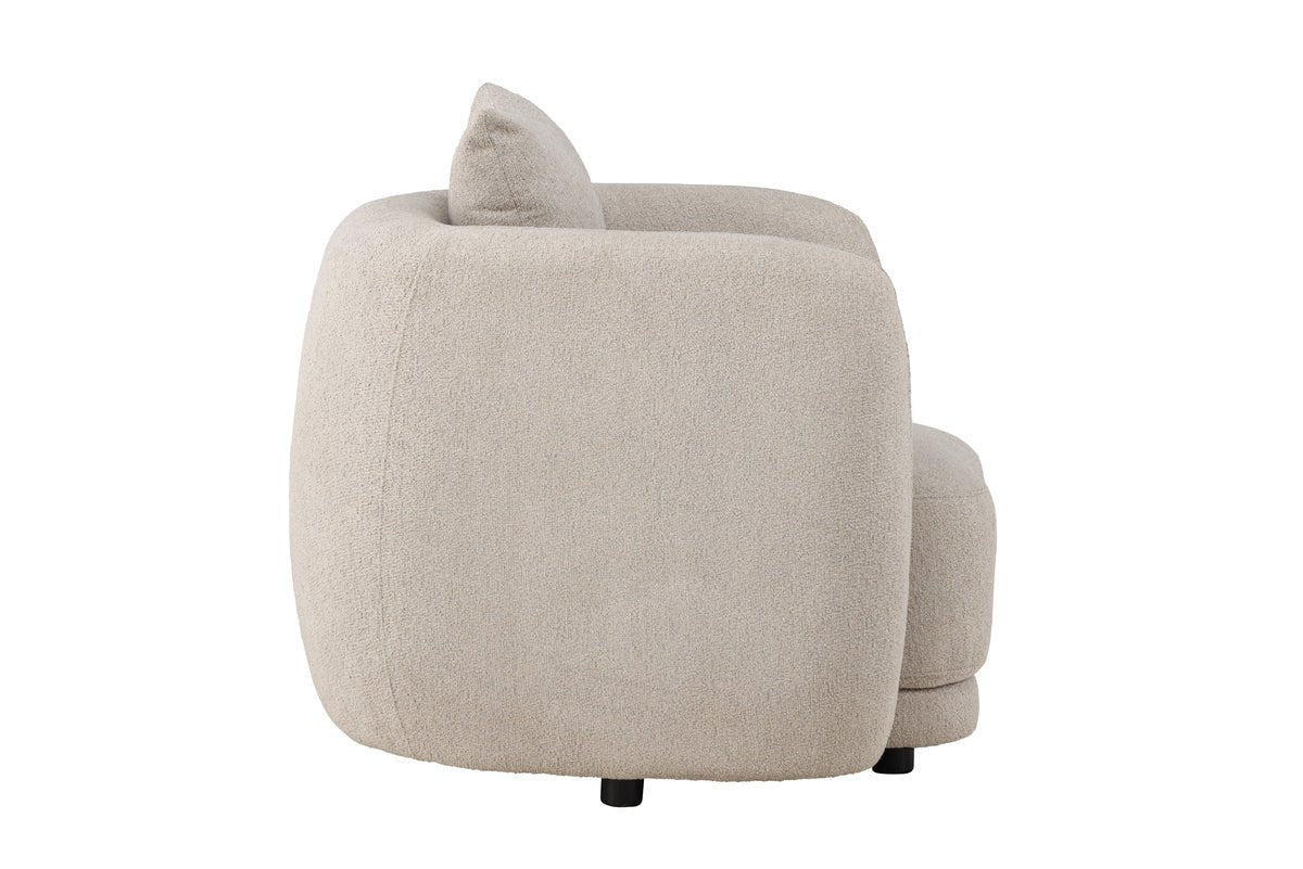 Armchair Zilli - with exclusive beige bouclé