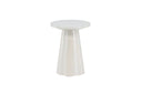 Side table Loreno – in high gloss White or Mocha