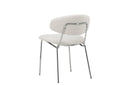 2-piece set - Seville chair with bouclé upholstery for warmth and texture